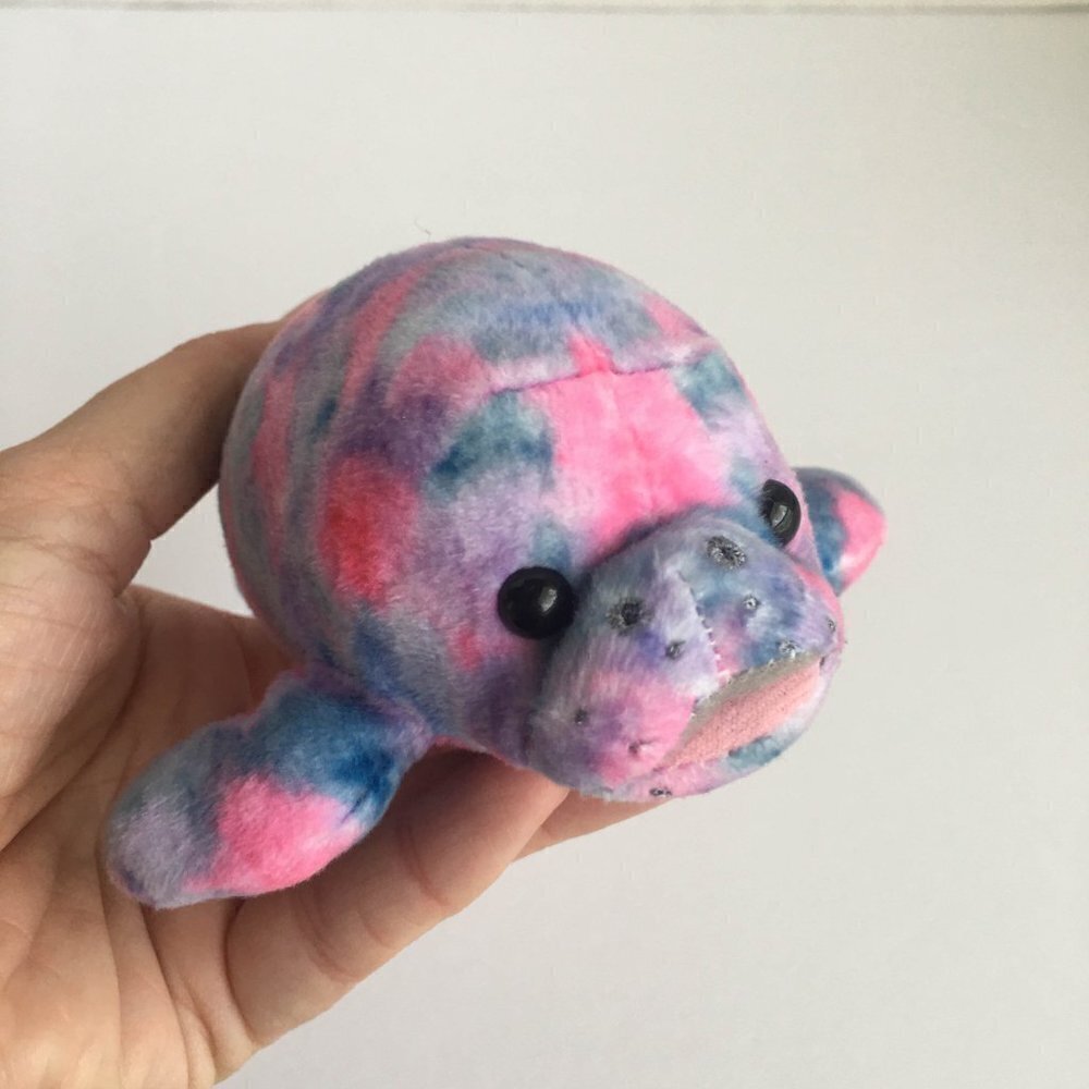 Bundle‎ of Mostly TY Ocean Animal Girl Plushes, Dolphin, Manatee, Turtle - Picture 9 of 10